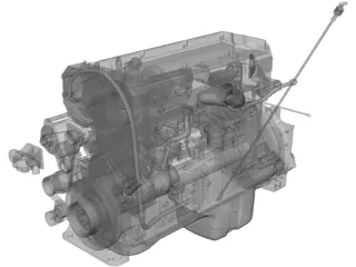 Cummins QSX15 Engine 3D Model