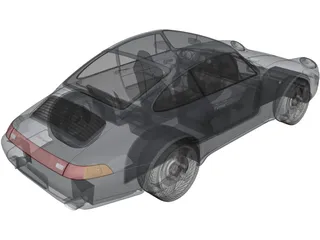 Porsche 911 [993] Carrera (1994) 3D Model