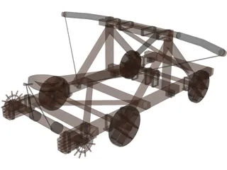 Catapult 3D Model