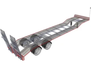 Low Loader 3D Model