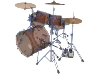 Drums 3D Model