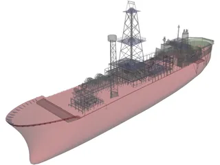 FPSO Noble Seillean 3D Model