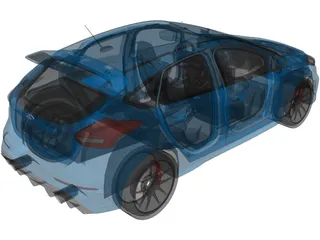 Ford Focus RS 3D Model