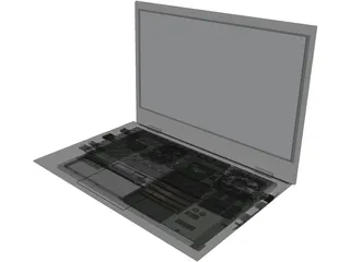 Lenovo Laptop 3D Model