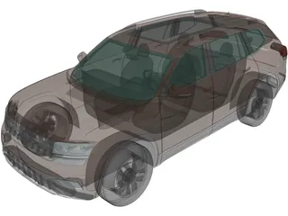 Volkswagen Teramont (2017) 3D Model