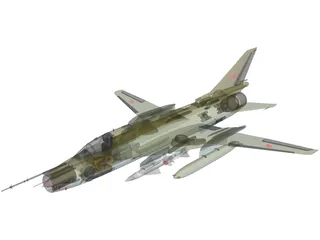 Sukhoi Su-17M4 Fitter 3D Model