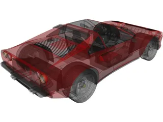 Ferrari 308 GTB GTS (1975) 3D Model