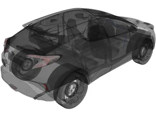 Toyota C-HR (2017) 3D Model