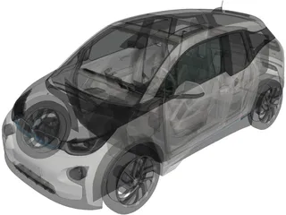 BMW i3 (2014) 3D Model