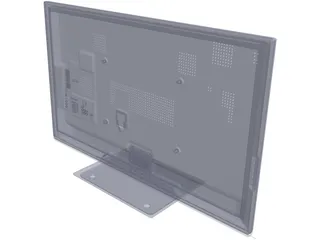 Panasonic TX-P46ST30B Plasma TV 3D Model