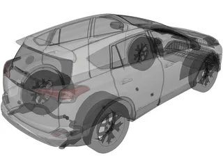 Toyota RAV4 (2019) 3D Model
