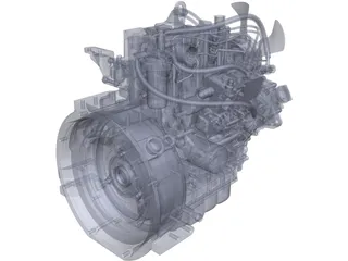 Yanmar 3TNV70 3D Model