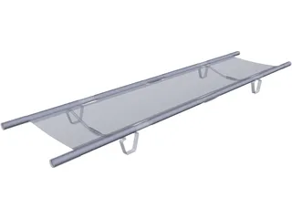 Ambulance Stretcher 3D Model