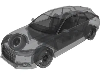 Audi A6 Avant (2015) 3D Model