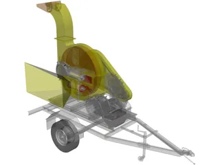 Wood Chipper 3D Model