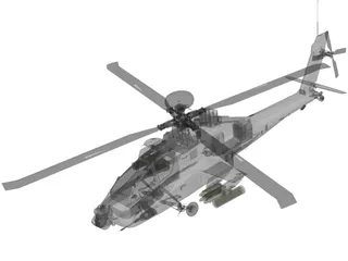 Boeing AH-64 Apache 3D Model