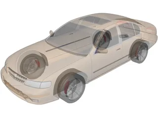 Nissan Maxima GLE (1998) 3D Model