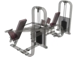 Shoulder Press 3D Model