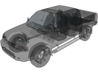 Nissan Frontier Crew Cab 3D Model