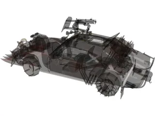 Zombie Car 3D Model