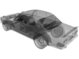 Nissan Skyline 2000GT-R (1968) 3D Model