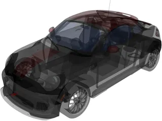 Mini Cooper S Coupe (2012) 3D Model
