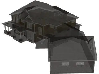 Villa 3D Model