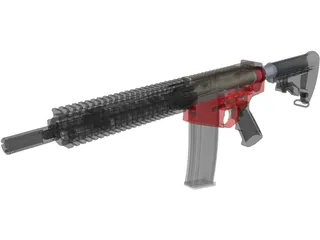 AR-15 3D Model