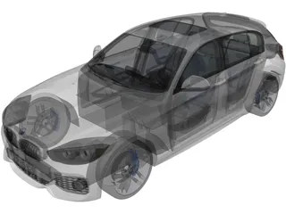 BMW 1-Series 5-door (2016) 3D Model