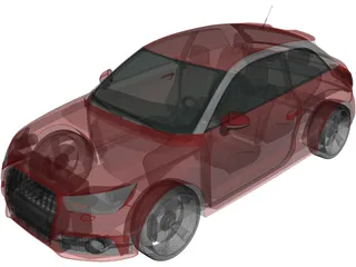 Audi A1 (2010) 3D Model