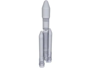 GSLV Mk III 3D Model