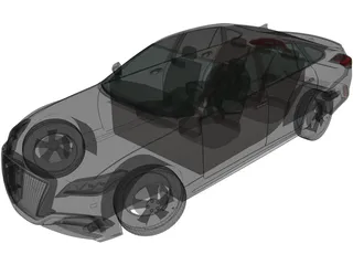 Toyota Crown RS Advance (2018) 3D Model