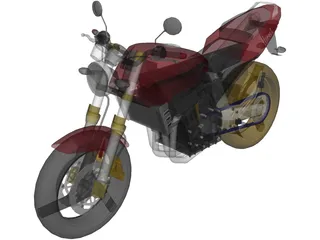 Honda Hornet CBF600 3D Model