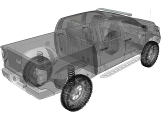 Toyota Tundra [Lifted] (2020) 3D Model