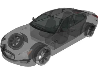 Maserati Quattroporte 3D Model