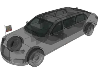 Aurus Senat (2018) 3D Model