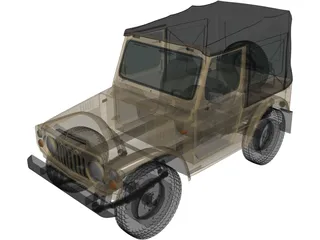 Suzuki Jimny (1977) 3D Model
