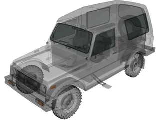 Suzuki Gypsy (2016) 3D Model