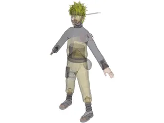 Naruto Teen 3D Model