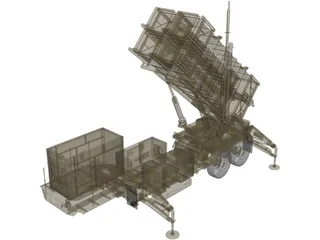 Patriot MIM-104 3D Model