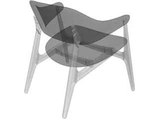 Span Lounge Chair 3D Model