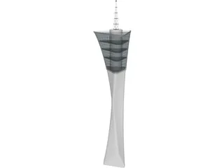 Airport Tower 3D Model