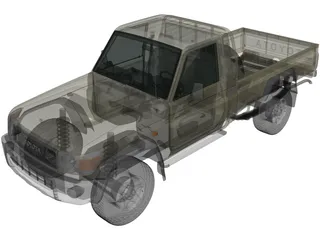 Toyota Land Cruiser [J79] (2007) 3D Model