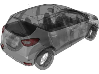 Renault Captur (2013) 3D Model