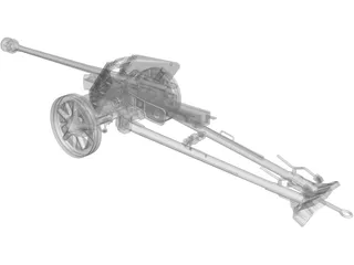 PAK 40 3D Model