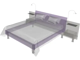 Bed 3D Model