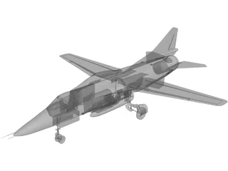 MiG-27 Mikoyan 3D Model