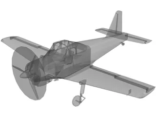 Percival P.56 Provost  3D Model