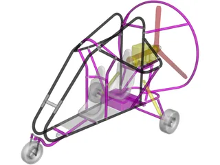 Powered Parachute  3D Model