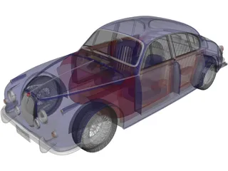 Jaguar Mark II 3D Model